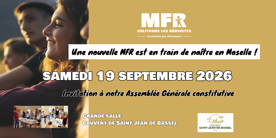 Assemblee generale st jean de bassel - MFR Grand Est